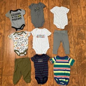 Baby boy clothes bundle size 3-6M